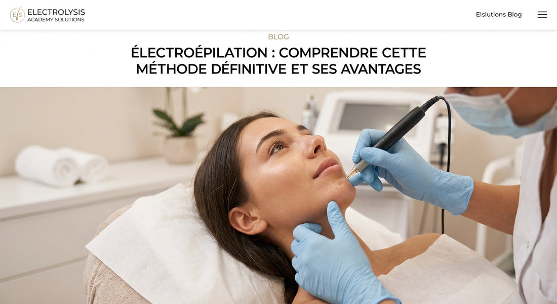 L'électro-épilation, un métier niche passionnant 