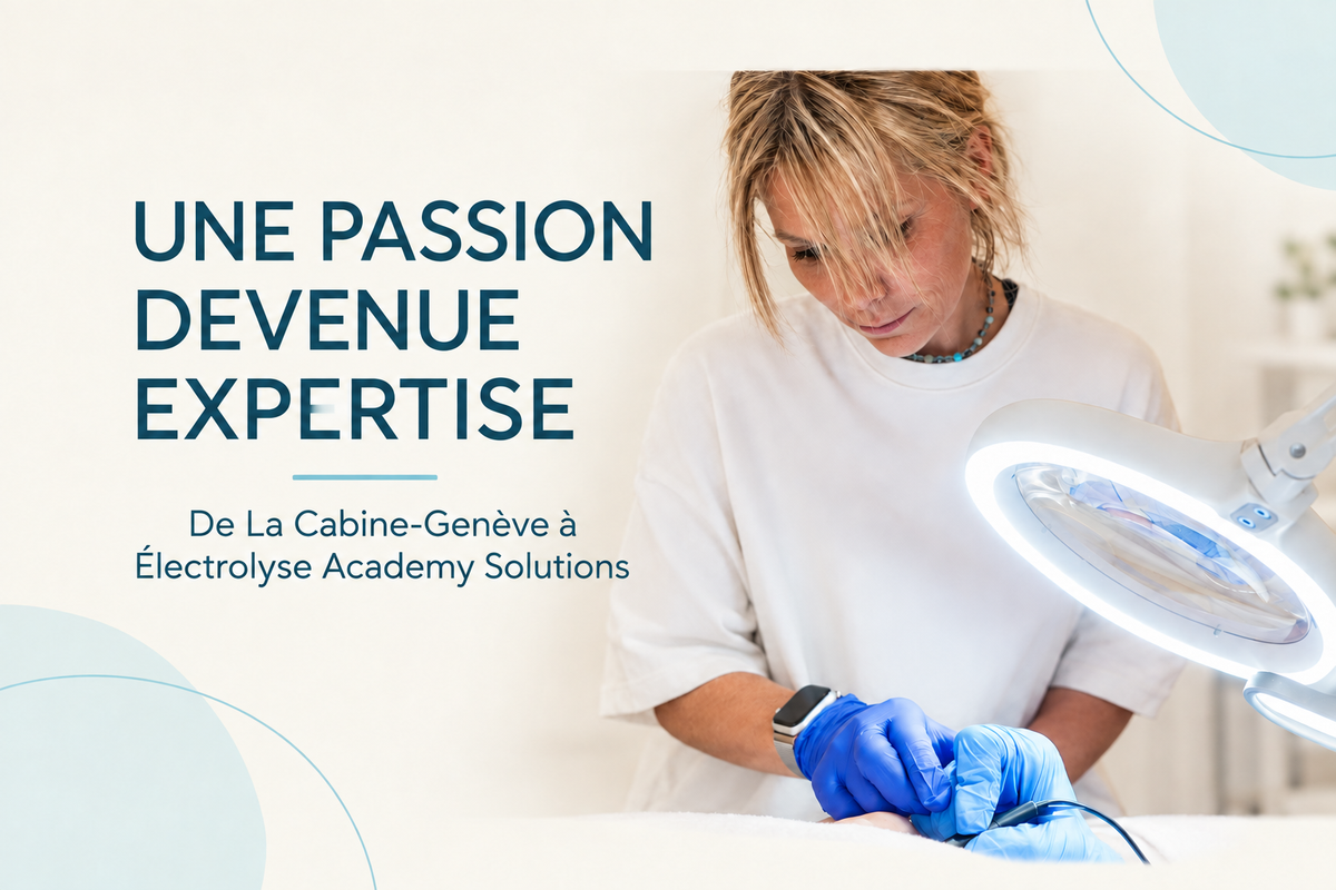 Une passion devenue expertise : Florence au travail, de La Cabine-Genève à Électrolyse Academy Solutions