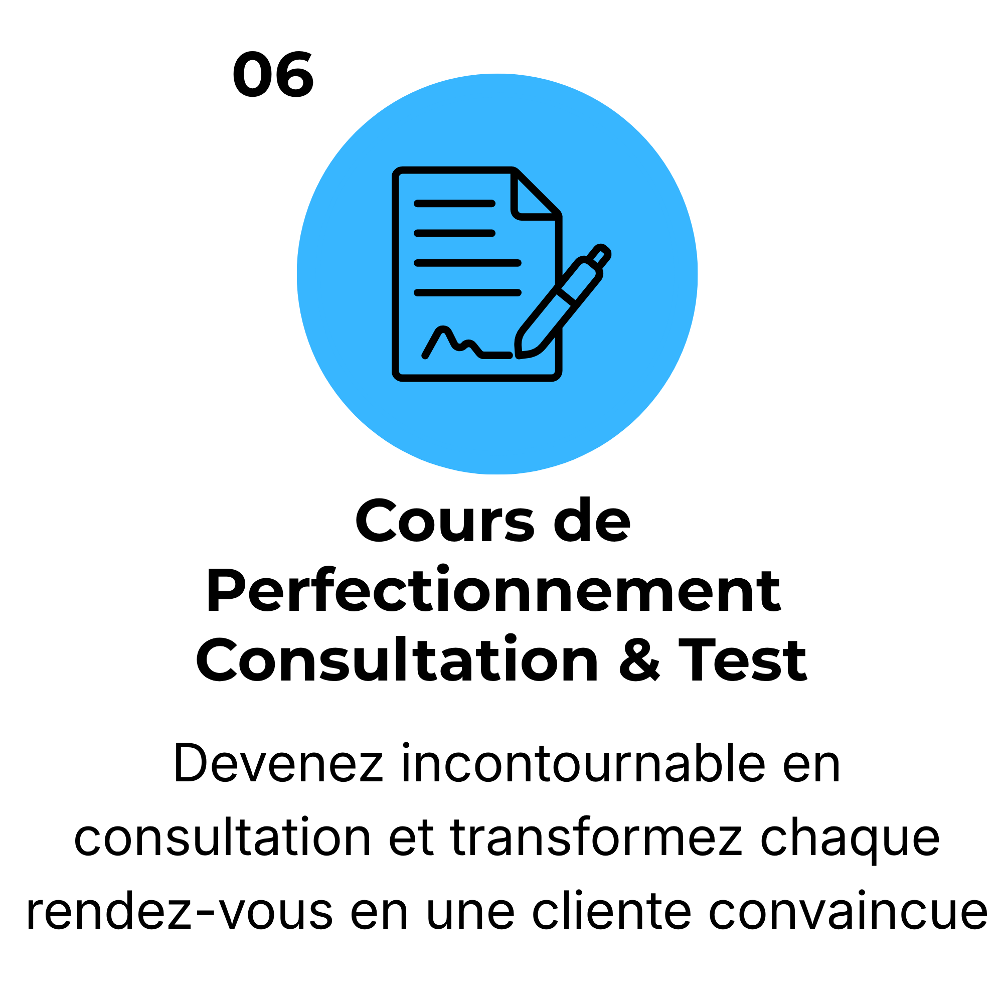 Cours de perfectionnement pour consultation et test en électrolyse