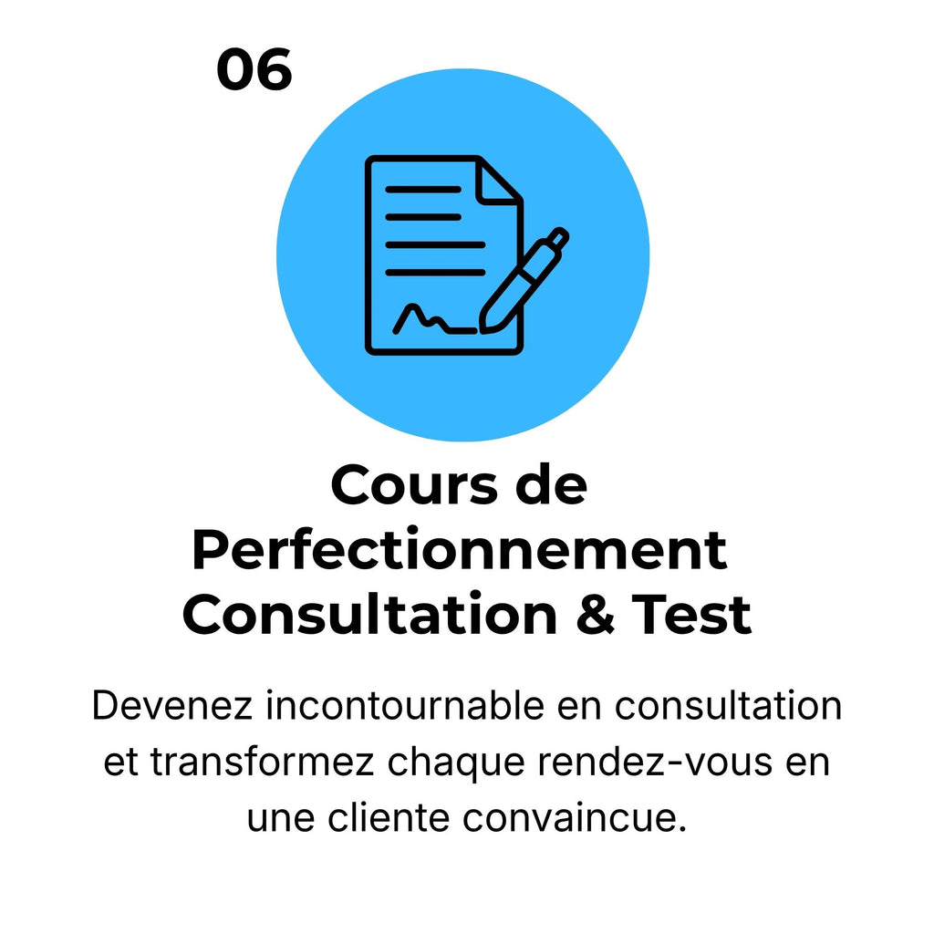 Cours de Perfectionnement - Consultation et test